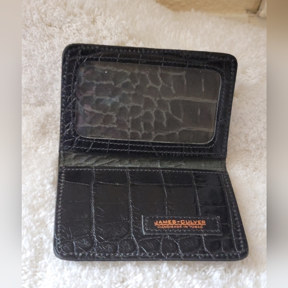 James Culver hand made wallet black - Picture 6 of 7